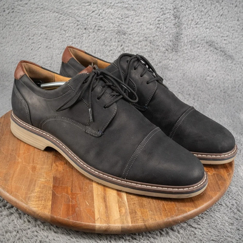 Florsheim Man's Size 13 M Oxfords Norwalk Plain Toe Oxford EUC‎